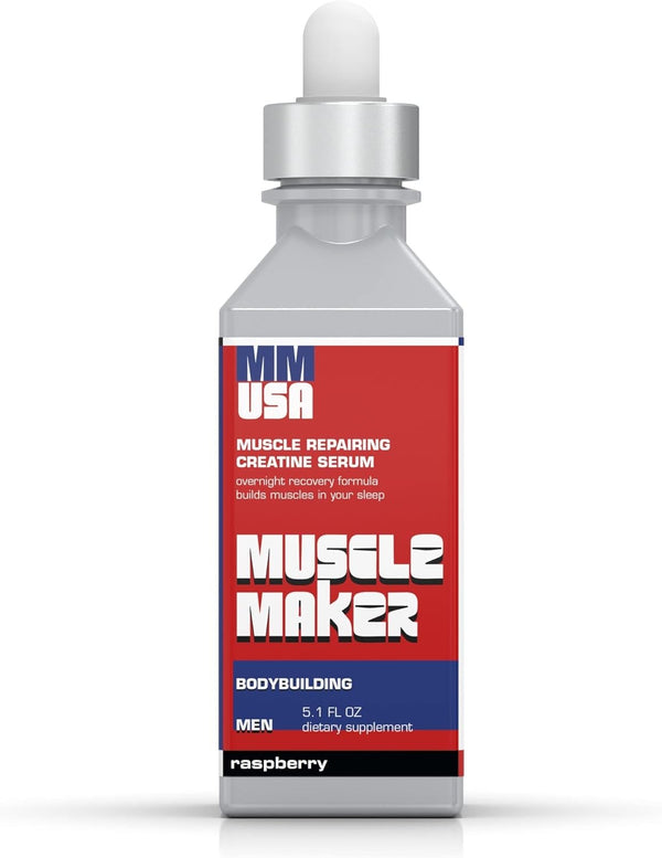 Muscle Maker Post Workout Serum - Enhanced Men's Health with Antioxidant Boost, Vitamin C & Zinc, Creatine for Fitness,