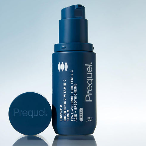 Prequel Skin Lucent-C Vitamin C Facial Serum, L-Asorbic Acid and Ferulic Acid Face Treatment, 1 Fl Oz