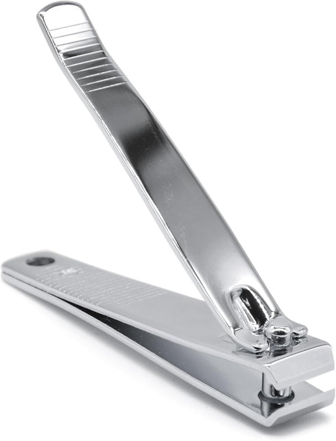 Nail Clippers, Sharp Edge Fingernail and Toenail Clipper Cutter, Thick Nail Tool for Manicure and Pedicure (Silver)