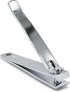 Nail Clippers, Sharp Edge Fingernail and Toenail Clipper Cutter, Thick Nail Tool for Manicure and Pedicure (Silver)