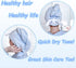 Kawaii Microfiber Hair Towel for Women, Super Absorbent Shower Cap for Long Hair, Quick Dry Wrap