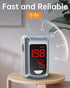 Bluetooth Pulse Oximeter Fingertip-HOLFENRY Oximeter Blood Oxygen Saturation Monitor spo2 Pulse Oximeter Finger, For Heart Rate Sat% Oxygen Saturation PI