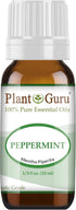 Set 10 ml 100% Essential Oil Beginner Trio Kit Pure Therapeutic Grade Includes: Eucalyptus, Lavender, Peppermint.
