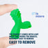 1 Piece Food Grade Silicone Y Shaped Aligner Chewies, Teeth Braces Aligner Tray Seaters for Chompers, Green