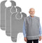 hidyuuoo 3 Pack Premium Bib for Adults Reusable Clothing Protector for Women and