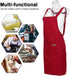 Professional Hairdresser Apron, Waterproof Stylist Tool for Hairdressing, Coloring, Shampoo, Haircuts - Black