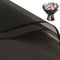 Gloreyan 20 Sheets Black Flower Wrapping Paper | Waterproof Floral Gift Box Packaging Material for DIY Crafts