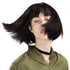 REECHO 11" Short Bob Wig with Bangs, Synthetic Hair for Women, Color: Black Brown