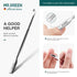 MR.GREEN Cuticle Nippers Nail Manicure Scissors, Stainless Steel Cutters with Pusher for Beauty Tool (Mr-1028+Pusher)