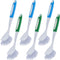 Hsei 6 Pcs Blue and Green Kitchen Scrub Dish Brush Bulk with 11