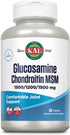 KAL Joint Support Supplement, Glucosamine Chondroitin MSM, 1500mg Glucosamine, 1200mg Chondroitin, 90 Tablets
