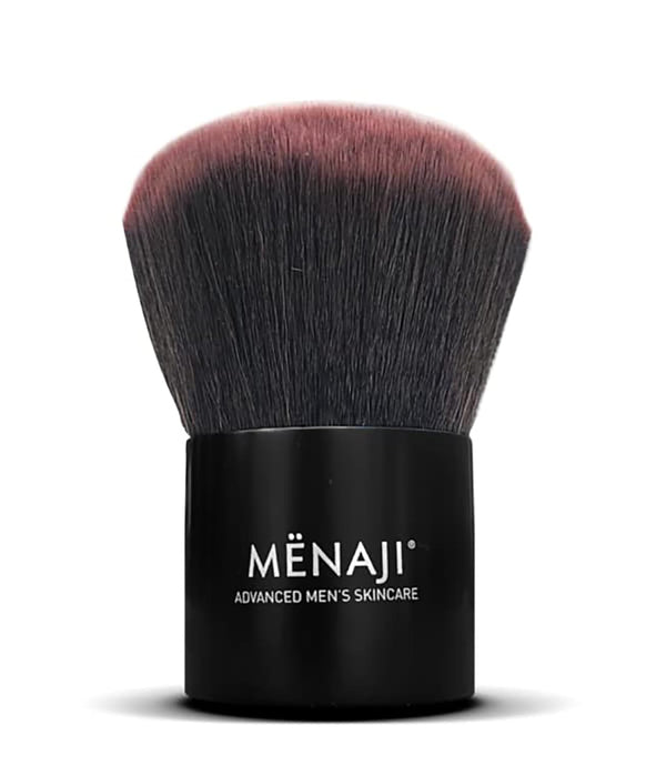 MENAJI Deluxe Kabuki Brush for Men - Professional Makeup Foundation Brush for Powder, Liquid & Cream