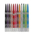 Eyeliner Pencils - 12 Colors Retractable Eye Makeup Liners, Easy Apply Colored Eyebrow Pencil, Waterproof Soft Crayon