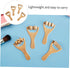 ZUNOXAZ 8pcs Wooden Massage Roller Multi Functional Hand Massager for Neck Shoulder Back Foot Relief Ergonomic Design