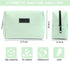 MAANGE Small Makeup Bag for Purse, Travel Cosmetic Bag Pouch, PU Leather Portable Zipper Pouch for Women (Green)