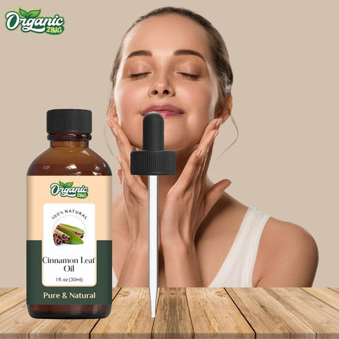 Cinnamon Leaf Oil, Pure & Natural Essential Oil for Skincare, Massage, Aroma & Diffuser - 30ml/1.01fl oz