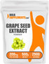 BulkSupplements.com Grape Seed Extract Powder - Antioxidant Herbal Supplement, 500g (1.1 lbs)