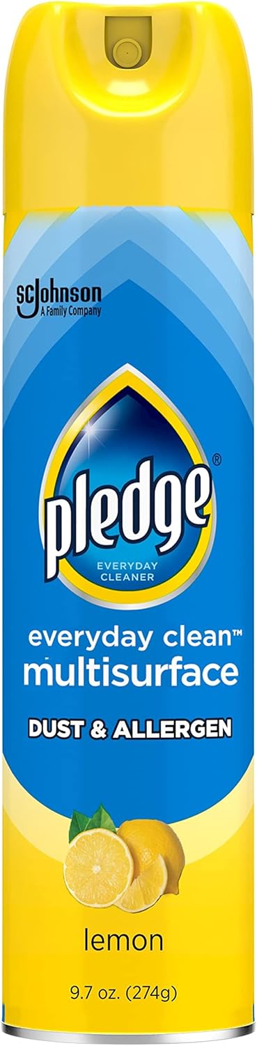 Pledge Everyday Clean Multi Surface Cleaner, 9.7 oz, Lemon, Pack of 1