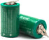 (2-Pack) CR1/2AA-SLF 3V Lithium Battery, Replacement for VARTA CR 1/2 AA Series with Tabs 2 Pin (10mm +)