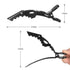 Rat Tail and Parting Combs with 3 Metal Teasing Combs and 7 Professional Sectioning Hair Clips