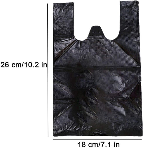 Sanitary Napkin Bags for Women, 200pcs Personal Disposal Bags with Handles for Sanitary Napkin (Black)