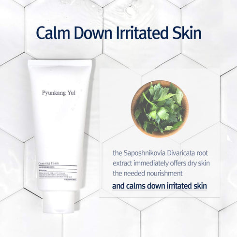 PYUNKANG YUL Cleansing Foam - Korean Facial Wash for All Skin Types - Zero-Irritation Face Washer Extracted from