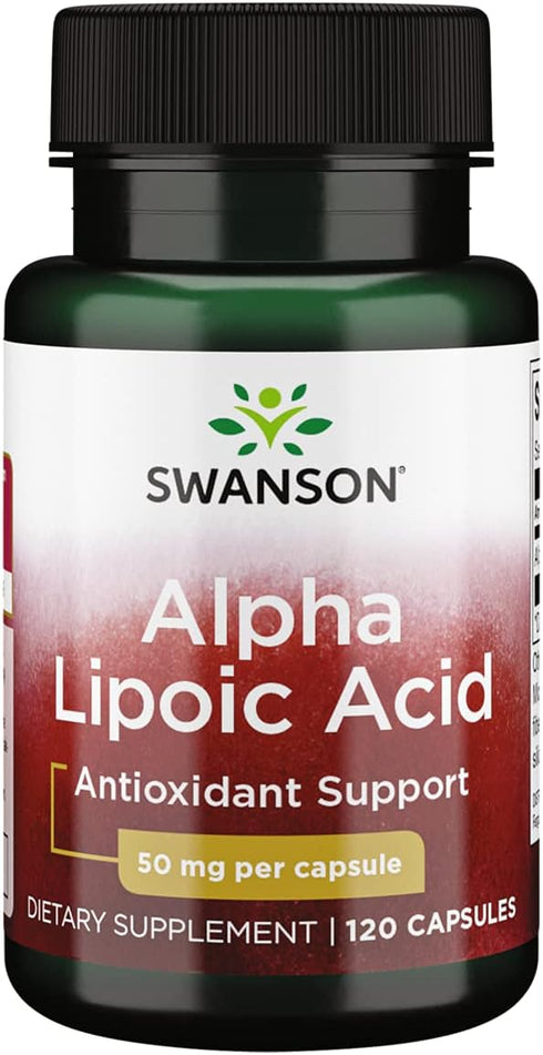 Swanson Alpha Lipoic Acid 50 mg - 120 Capsules