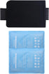 Ice Packs for Injuries Reusable, Soft Gel Hot and Cold Therapy Packs, Adjustable Wrap for Pain Relief (3-Piece Set)