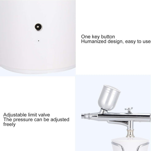 Professional Oxygen Facial Machine,Water Oxygen Sprayer,Portable Handheld Face Skin Moisturizing Nanos Spray Airbrush