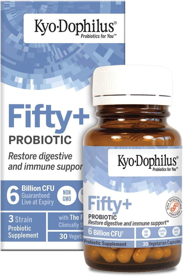 Fifty Plus Probiotic, 30 Count, 6 Billion CFU