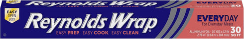 Reynolds Wrap Everyday Strength Aluminum Foil Roll, Freezer Safe and Grill Safe,