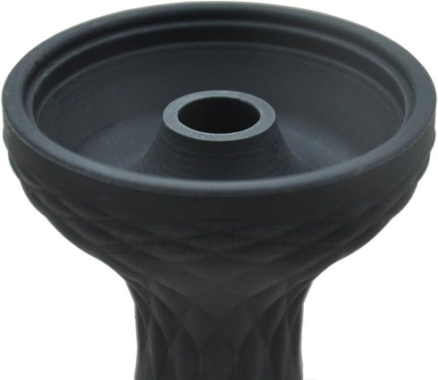 Hookah Bowl - Silicone 1 Hole Phunnel Bowl - Perfect with Charcoal Holder - Black Shisha Bowl by BudPro
