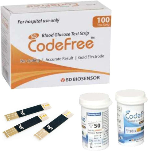 SD Codefree Blood Glucose Test Strips