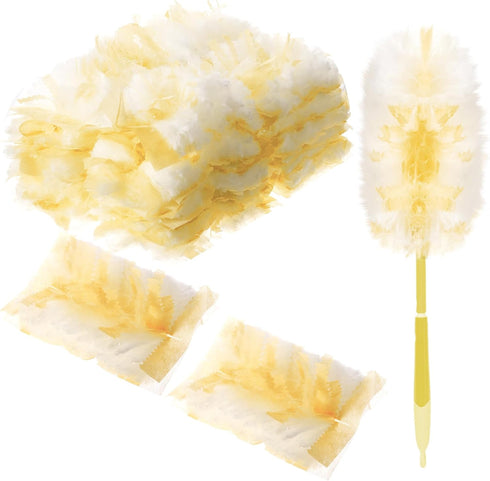 Vesici Duster Refills Compatible with Swiffer Dusters, 50 Pcs Bulk Disposable Replacement Thickened Duster Refills for
