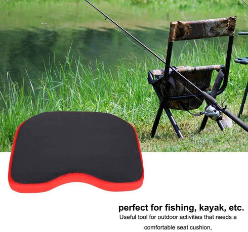 Keenso Soft Non-Slip Seat Cushion - Comfortable Fishing Pad for Sports, Camping, Relief from Back Pain