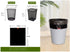 3 Gallon Black Trash Bag, Small Drawstring Garbage Can Liner, 100 Counts, 0.55 Mil