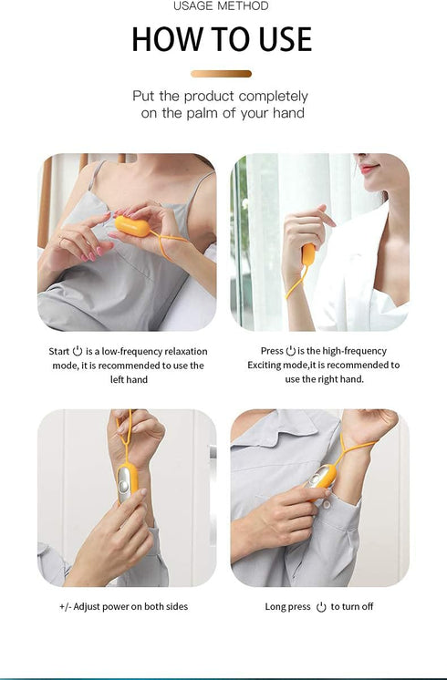 Brain Massage Device to Adjust Heart Rate, Focus Attention, Improve Deep Sleep, Small and Easy to Carry