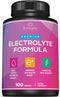 Premium Electrolyte Capsules – 100 Capsules for Keto, Low Carb, Rehydration & Recovery – Electrolyte Replacement Tablets