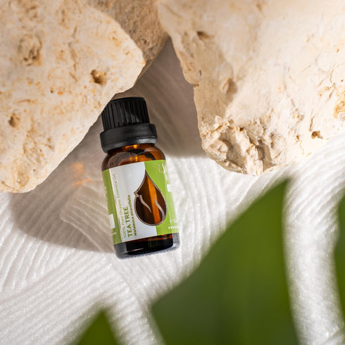 Essences Bulgaria Organic Tea Tree Essential Oil 0.51 Fl Oz 15ml, 100% Pure Natural for Skincare and Aromatherapy Use.