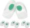 Kids Heel Cups - 3 Pairs Gel Heel Cushions for Heel Pain Relief (Ages 2-5)