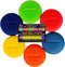 Jetz-Scrubz Fashion Rainbow Classic Round Kitchen Scrubber Sponges, Set of 6