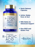 Carlyle R-Lipoic Acid 200mg, 60 Capsules, Stabilized R-Lipoic Acid with Biotin, Non-GMO, Gluten Free