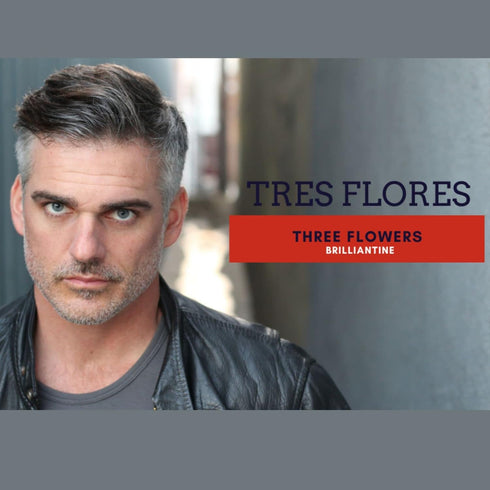 Three Flowers Solid Brilliantine Men Hair Styling Product, 2-Pack, 3.25 Oz Jars