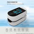 Fingertip Pulse Oximeter with Alarm, High Definition OLED Oxygen Monitor, Fast Accurate Oxymeter, Includes Batteries &