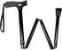 Carex Soft Grip Folding Cane, Adjustable Height (33"-37"), Anti-Slip Rubber Tip, Black