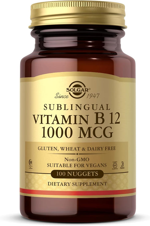 Solgar B-12 Nuggets, 1000 mcg, 100 Pellets