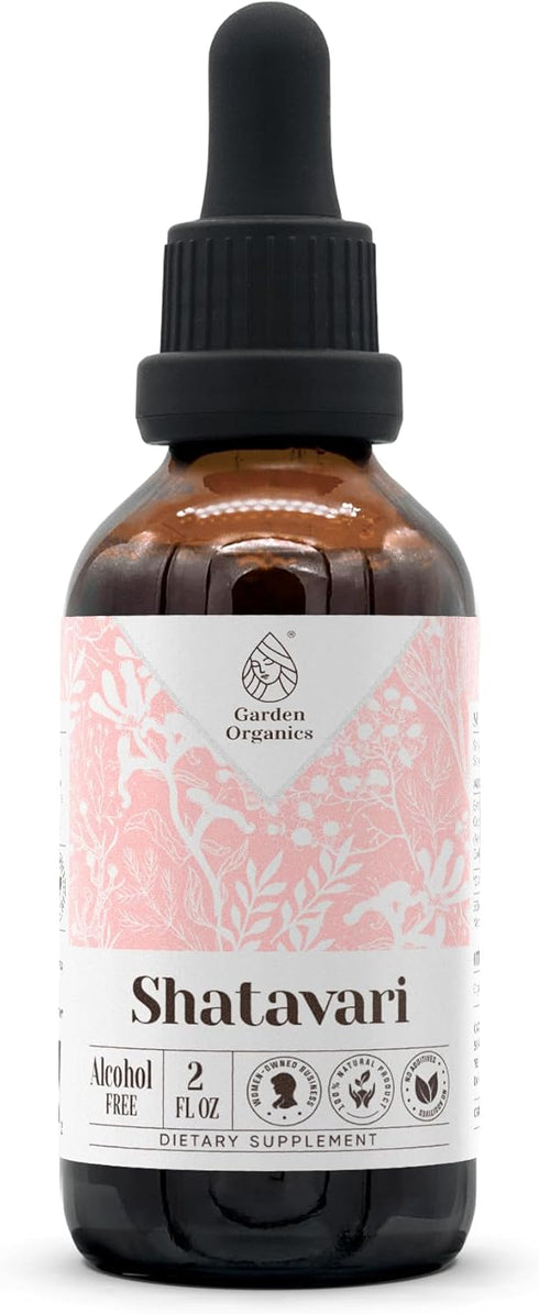 Shatavari Alcohol-Free Natural Tincture Extract, Immune System Booster, Liquid Drops Made from