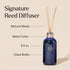Set (8 oz) Capri Blue Aloha Orchid Reed Diffuser - Includes Reed Diffuser Sticks, Fragrance Oil, and Glass Bottle