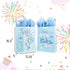 Golden J Store 16.5" Extra Large Baby Gift Bags with Tissue Papers for Baby Showers 2-Pack (Blue)