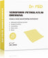 Dr.Med Xeroform Petrolatum Dressing Patch, 4"x4", 25 Pcs/Box, Non-Adherent Gauze Dressings for Minor Burns, Lacerations